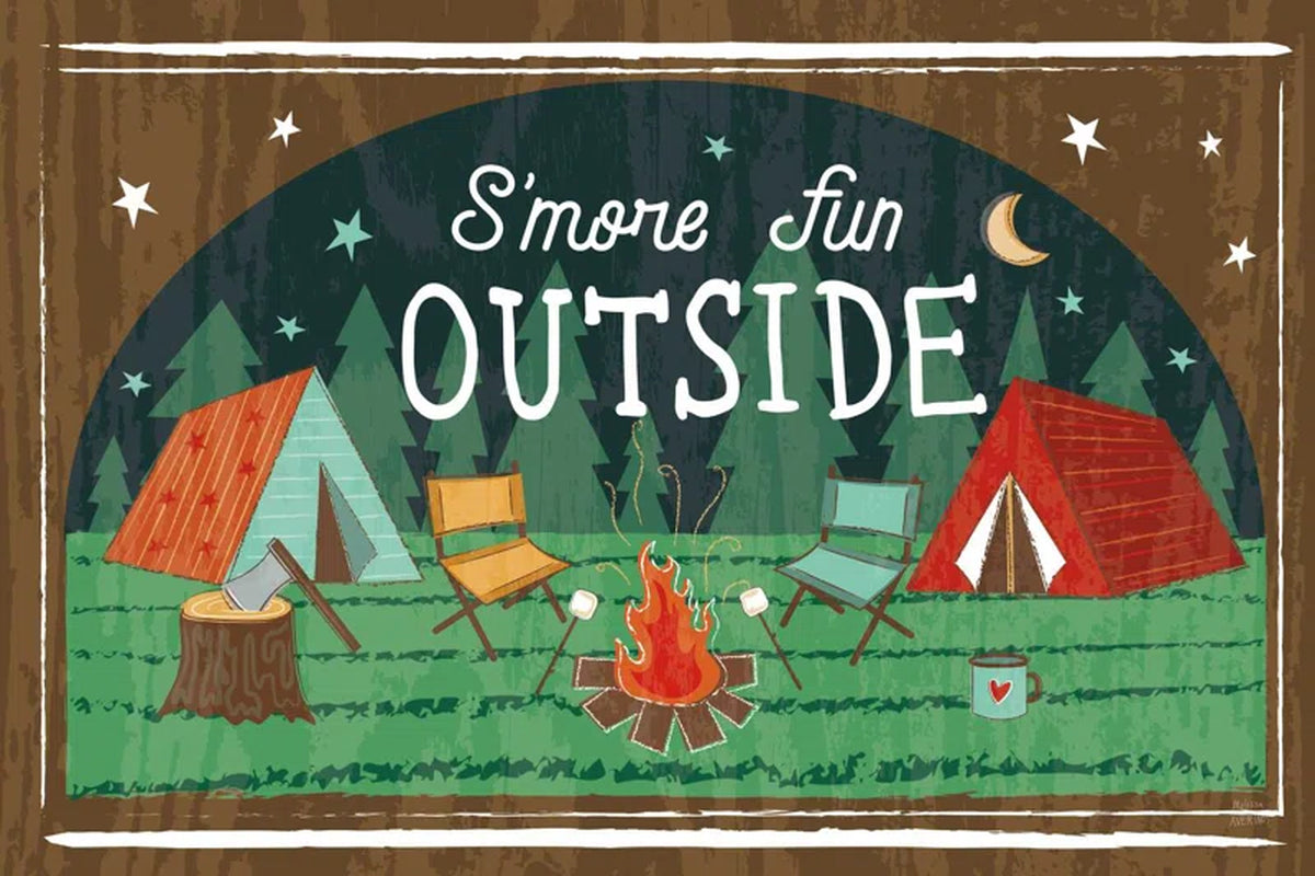 “S’more Fun Outside” Canvas Print 🏕️🔥