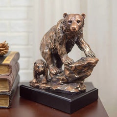 Climbing Bear Figurine