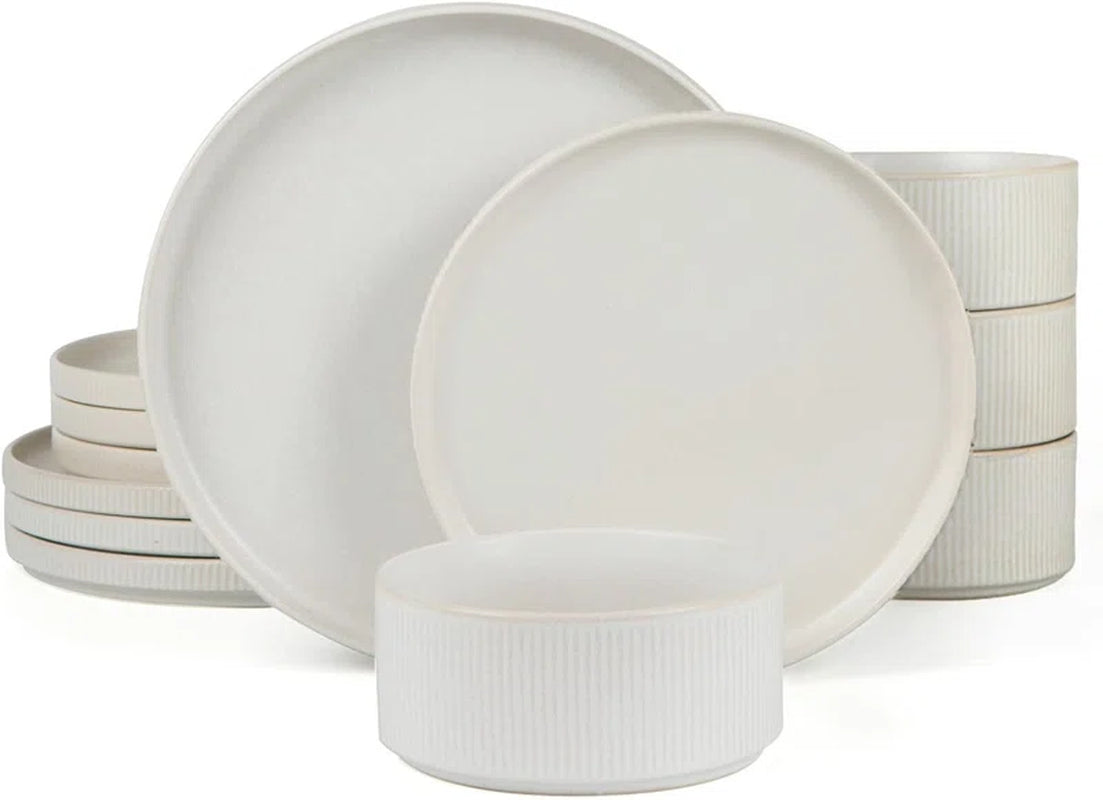 Azal Stoneware Dinnerware Sets, Dish Set