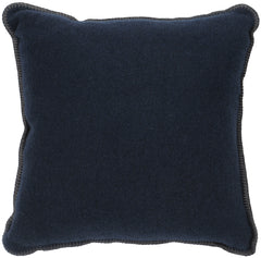 Almohada decorativa de color sólido de medianoche