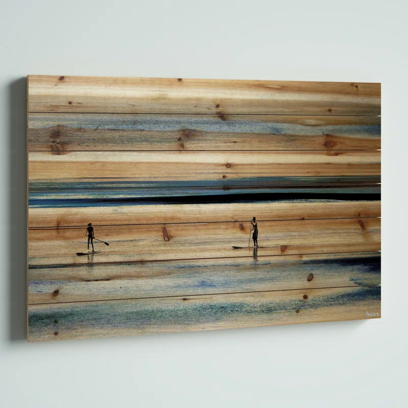 " Surfboard Paddling " by Parvez Taj